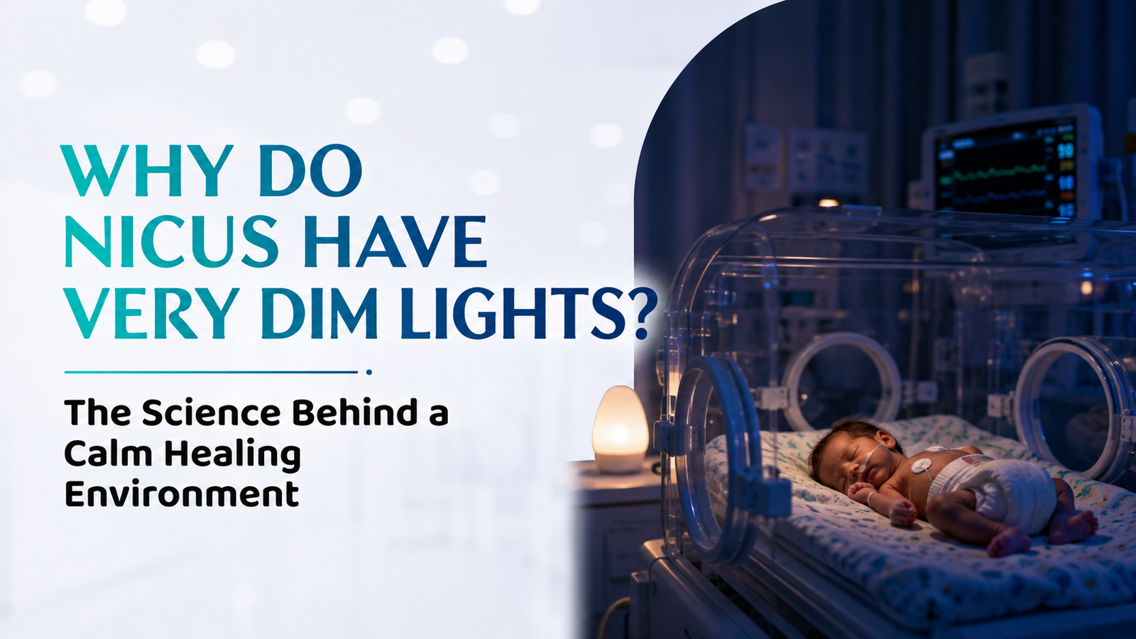 Why Do NICUs Have Very Dim Lights? The Science Behind a Calm Healing Environment