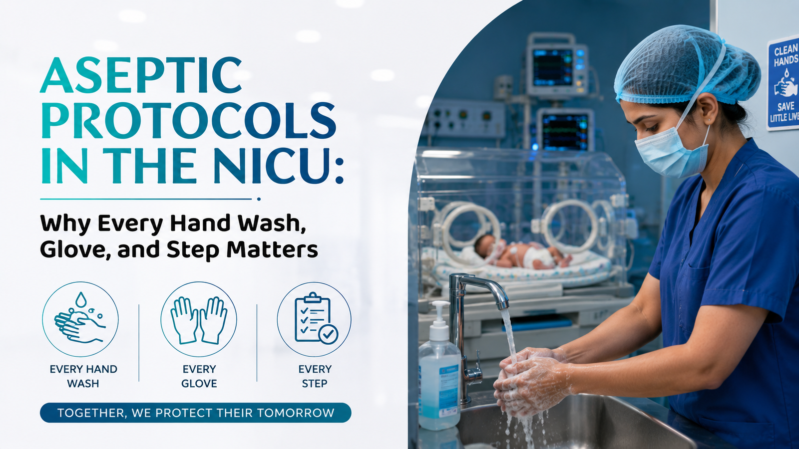 Aseptic Protocols in the NICU: Why Every Hand Wash, Glove, and Step Matters